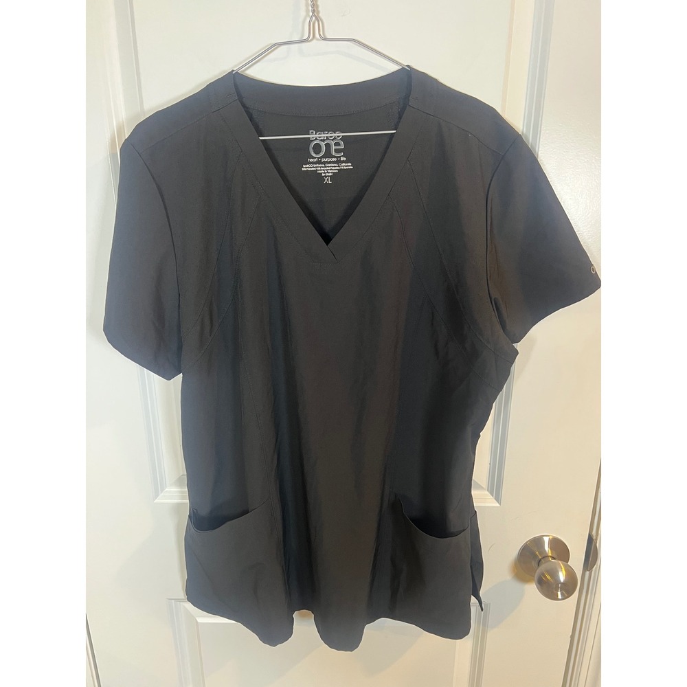 Barco One Women Scrub Top Recycled‎ Stretch Black XL